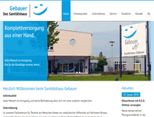 Tablet Screenshot of gebauer-hilft.de
